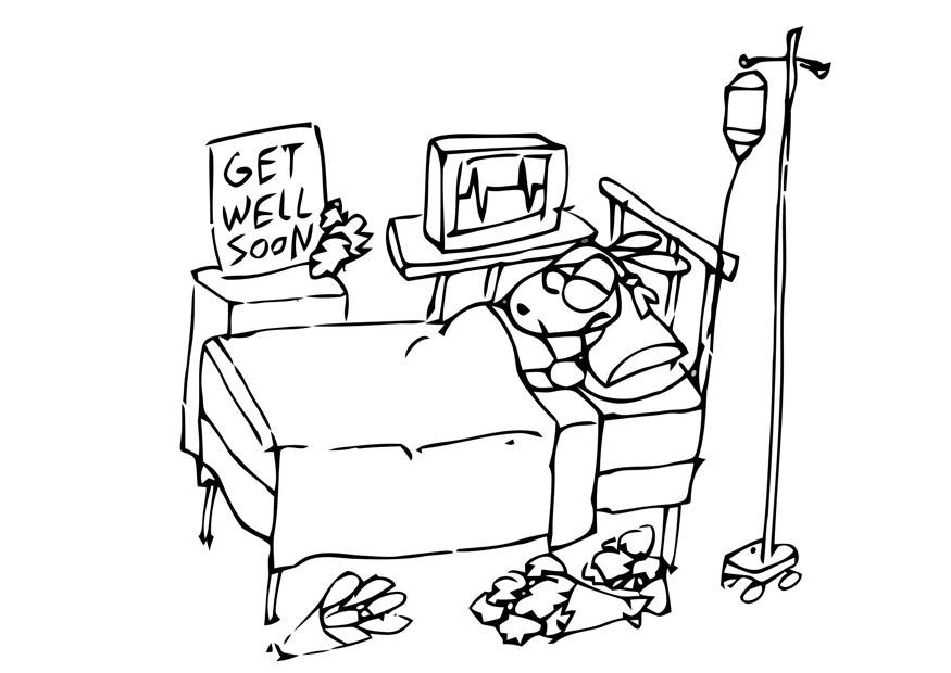 Coloriage A  lhA´pital